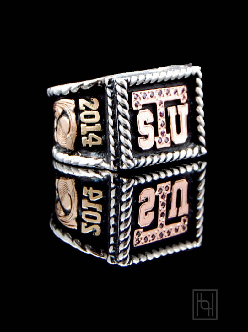 Custom Monogram Ring Hyo Silver