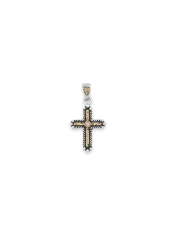 Lariat Cross Pendant Small Crystal Clear