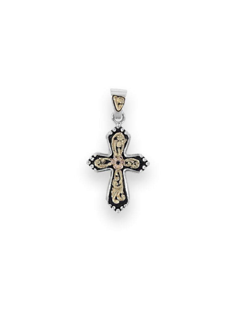 Western Cross Pendant - Hyo Silver display picture 2