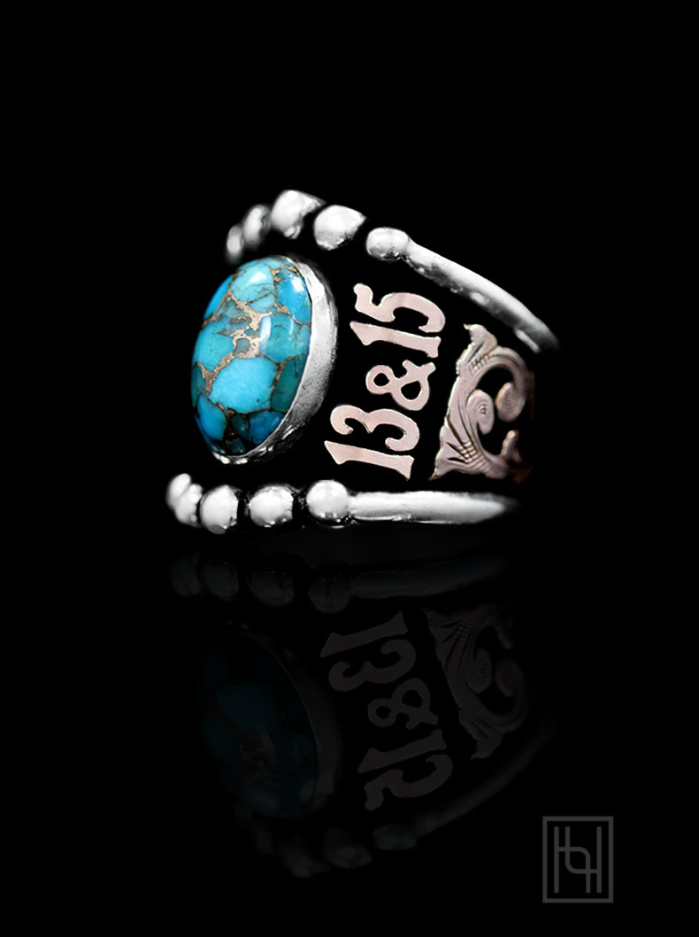 Custom RimRock Statement Ring Class Rings by Hyo Silver