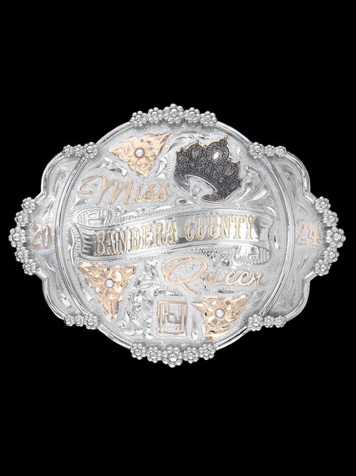 Cameo Belt Buckle County Queen