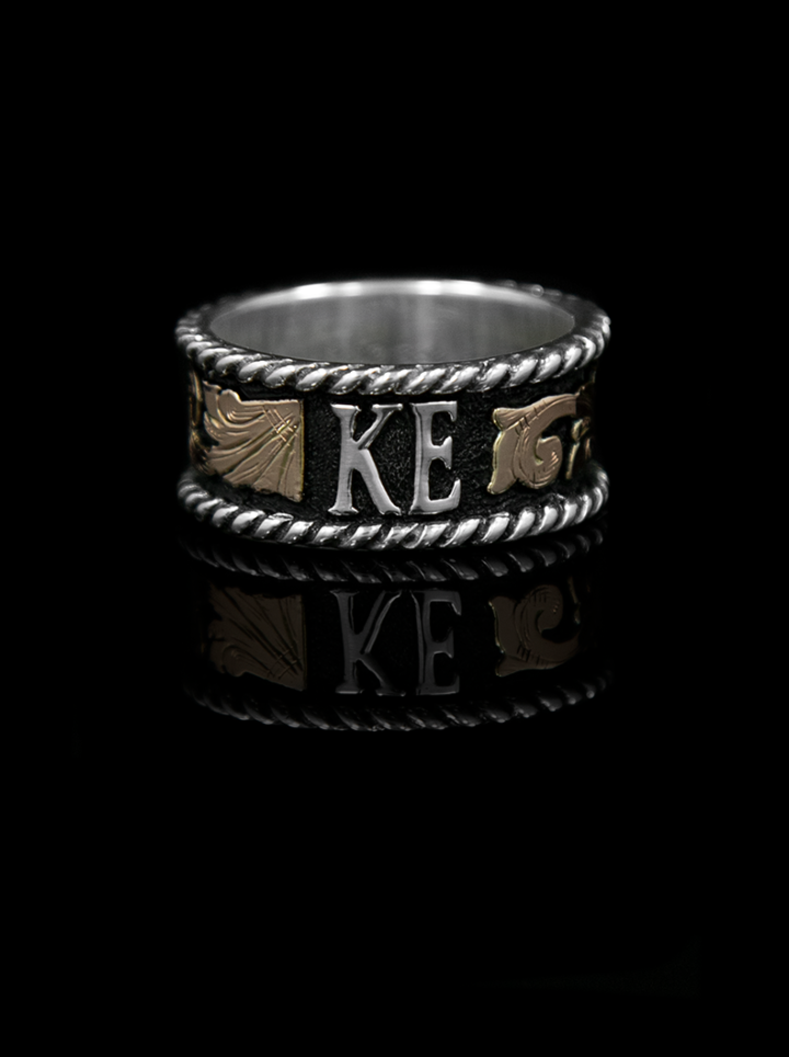 FOREVER-SET-1 HIS Harmony Set in Yellow Gold & Black