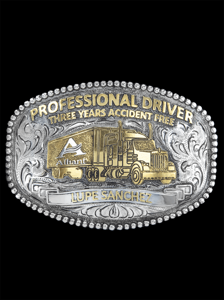 Money Custom Vintage Engraved Buckle