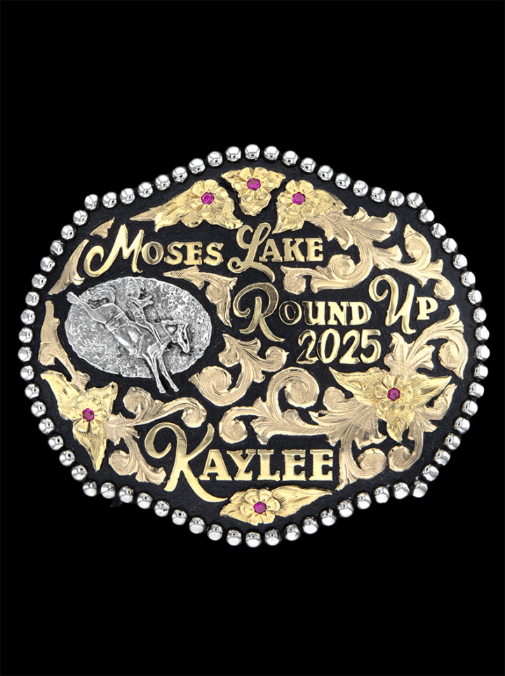 Royal Beaded Custom Buckle