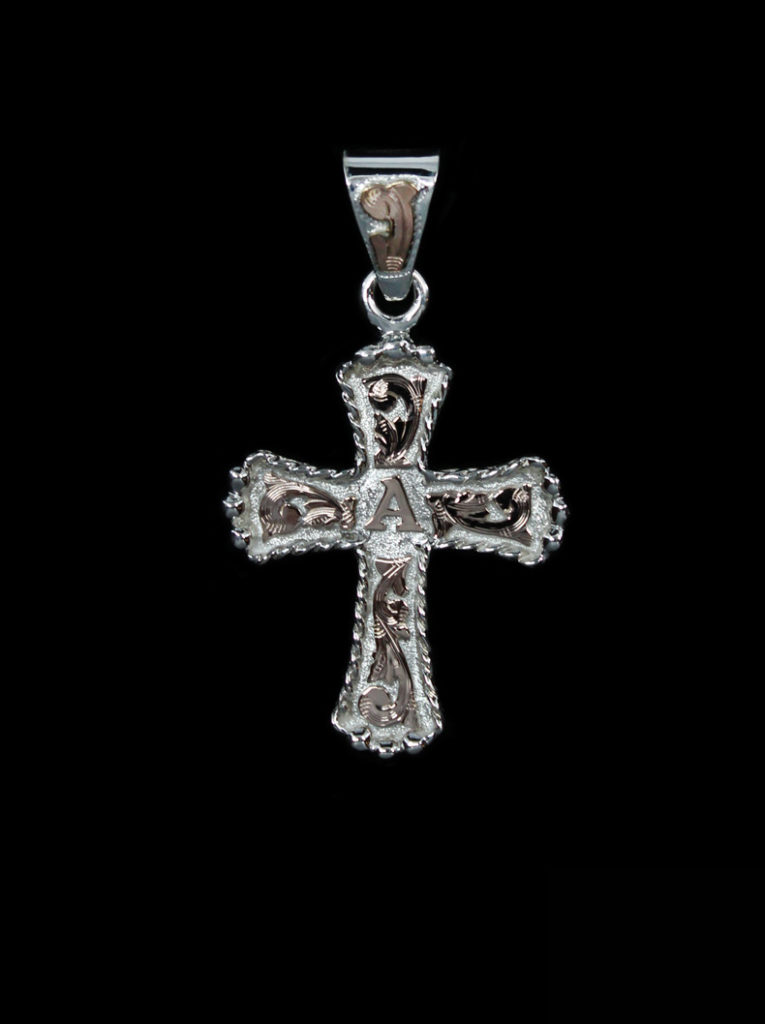 Custom Roper Cross Pendant - Hyo Silver Personalized Jewelry