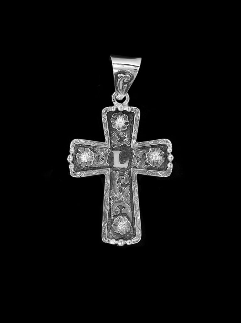 Custom Alpha Cross - Custom Cross Necklace by Hyo Silver