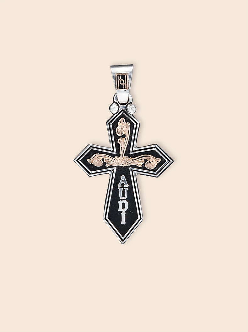 Custom Carver Cross - Personalized Jewelry by Hyo Silver