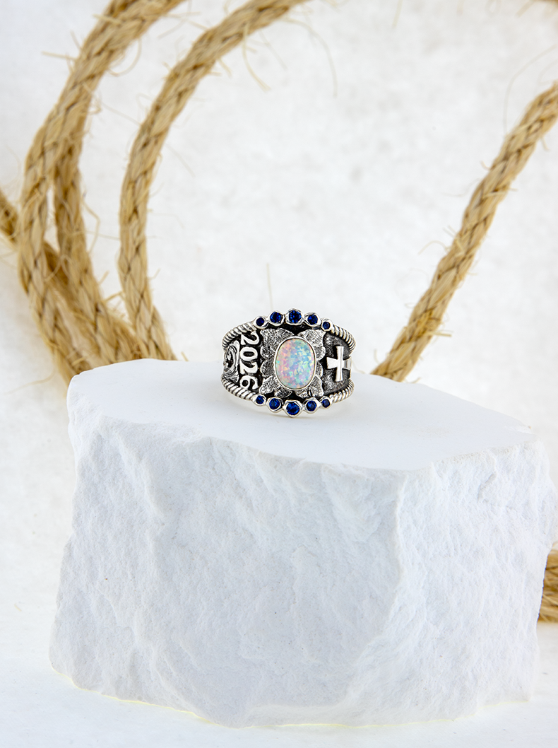 Custom RimRock Rope & Crystal Ring - Image 5