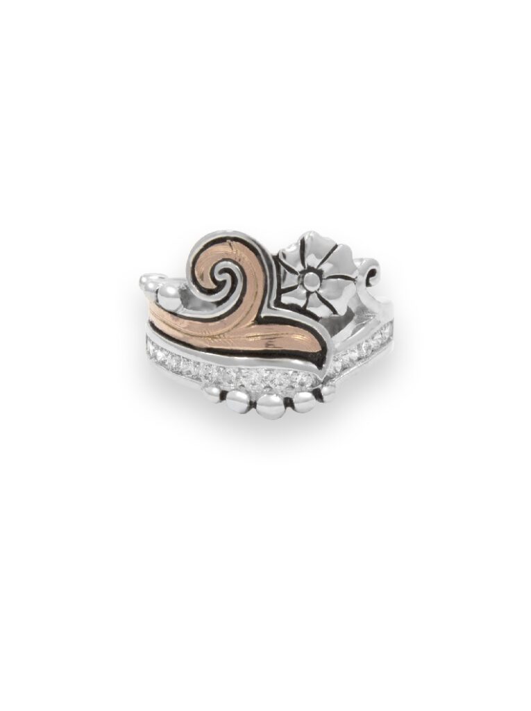Hyo Silver Rings Rose Gold and Sterling Silver Blossom Ring | Hyo Silver