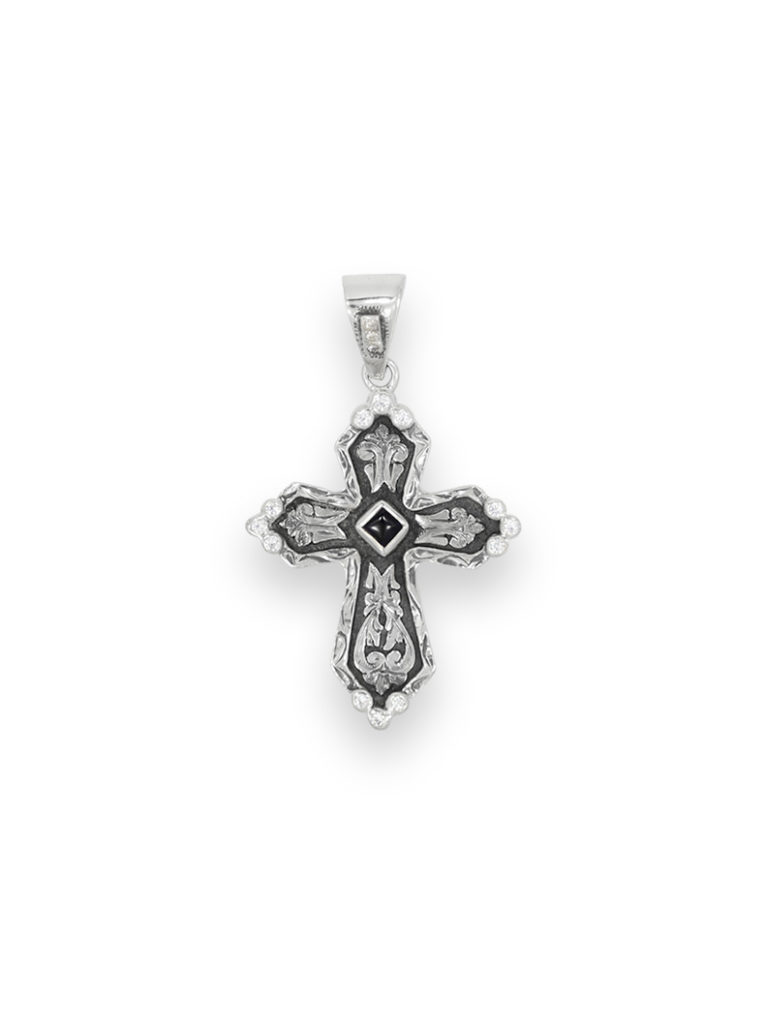 ピアス STONEHENgE XOXO Silver Necklace N0128 Forever Facets Women's Sterling Silver Cubic Zirconia 