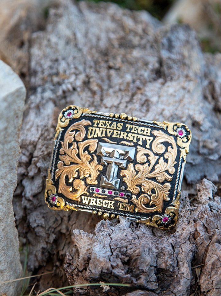 Texas Tech University Buckle