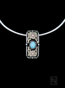 Chichi Turquoise Omega Necklace RRN011