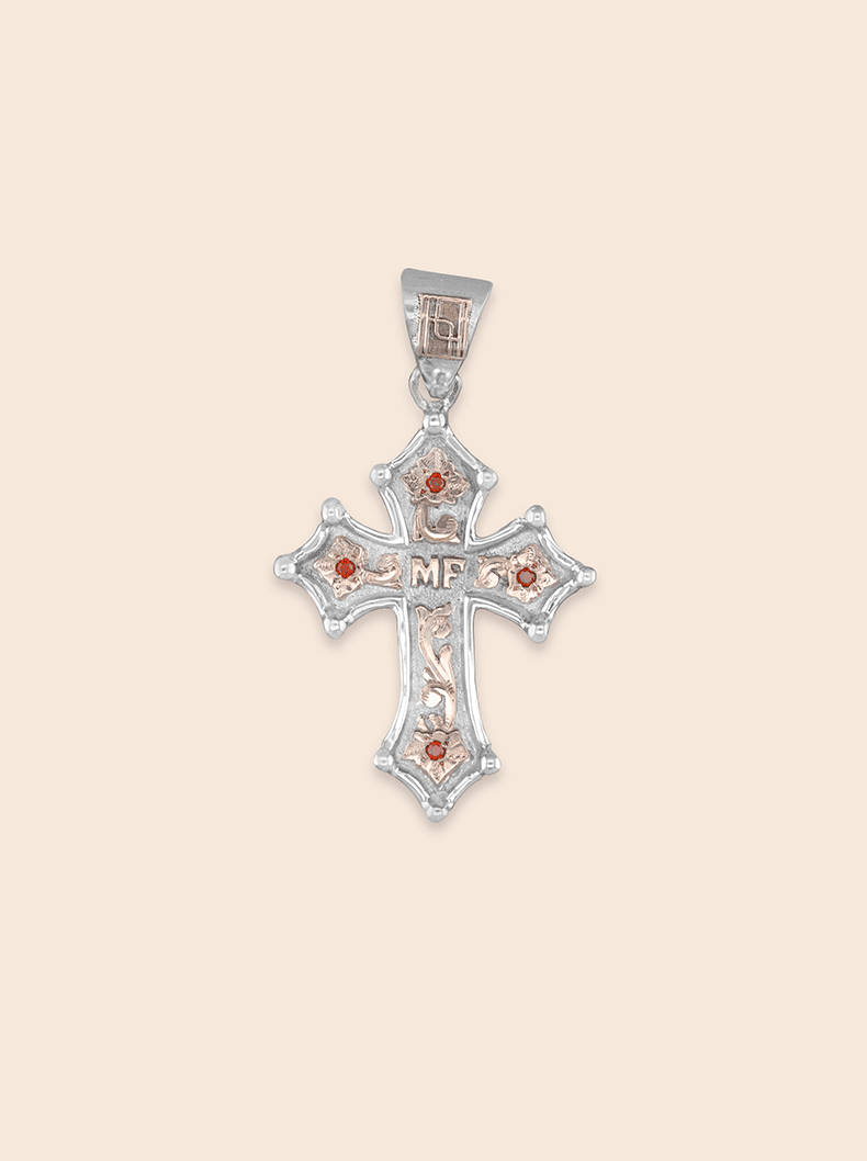 Custom Chroma Cross Pendant by Hyo Silver