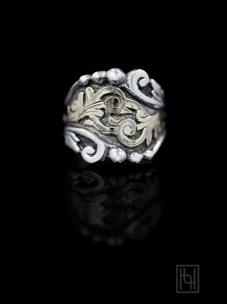 Victorian Scroll Ring - Ring Collection by Hyo Silver