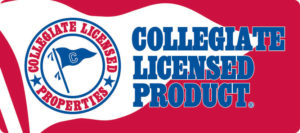 Collegiate Licensed Properties Officail Logo- Red, White & Blue