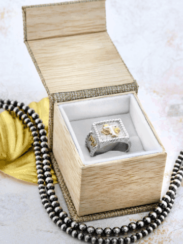 BSR030 Custom Monogram Ring