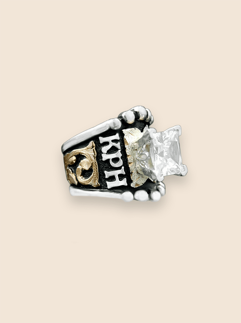 BSR019-1 Custom Statement Ring CC