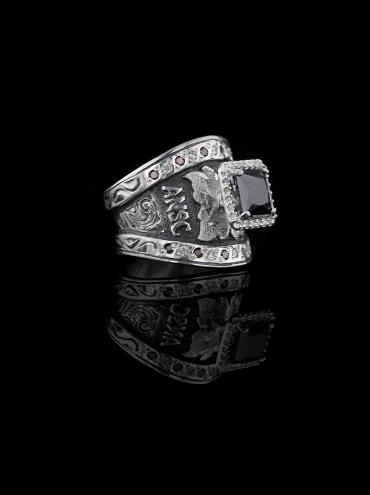 Custom-Solitaire-Statement-Ring-with-BB-Crystal Product Image