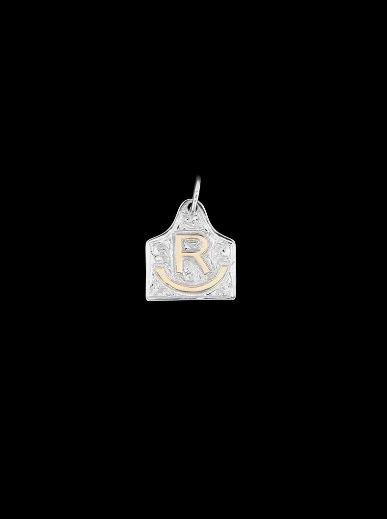 Product Image of a Custom Cow Tag Pendant