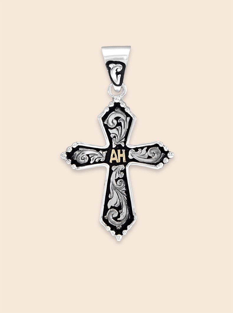 Custom Tall Cross Pendant - Custom Crosses by Hyo Silver