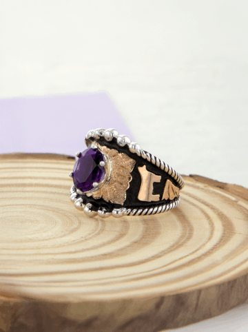 Custom Rope & Scroll Ring
