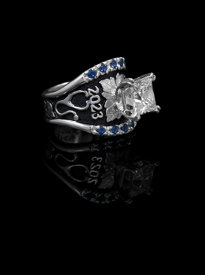 Custom Texas Solitaire Ring Product Image