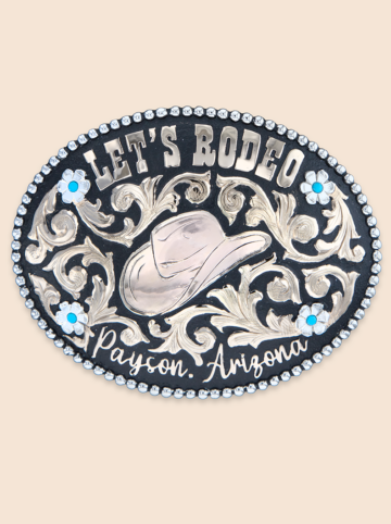 Oval-Beaded-Custom-Rodeo-Buckle-Black-Background.