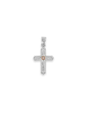 PNX038 Silver Cross Lariat Product Image