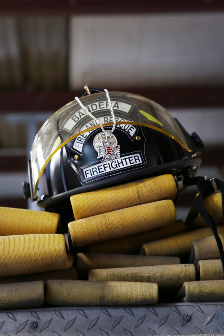 Firefighter FD Cross Pendant