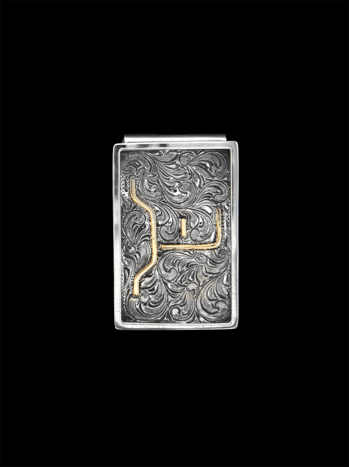 BMC001 Custom Engraved Vintage Money Clip