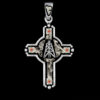Sterling silver custom pendant with oil derrick customize your scrolls, background and stones