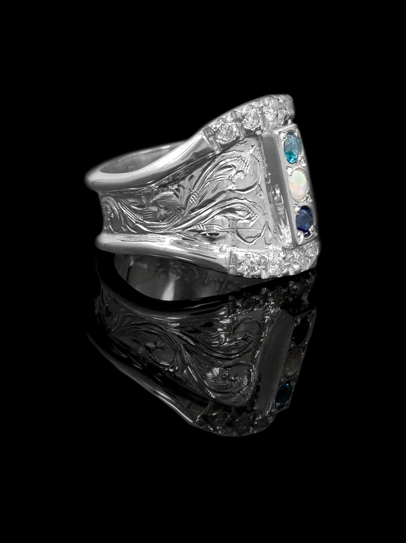 Custom Mother's Ring - Personalized Rings by Hyo Silver