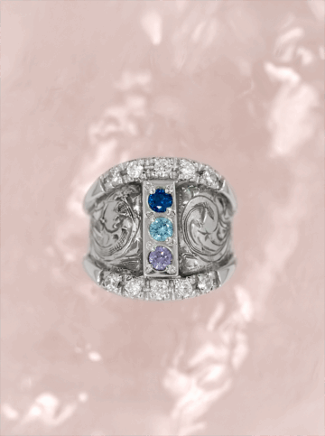 BSR042A Vintage Engraved Scrolls.