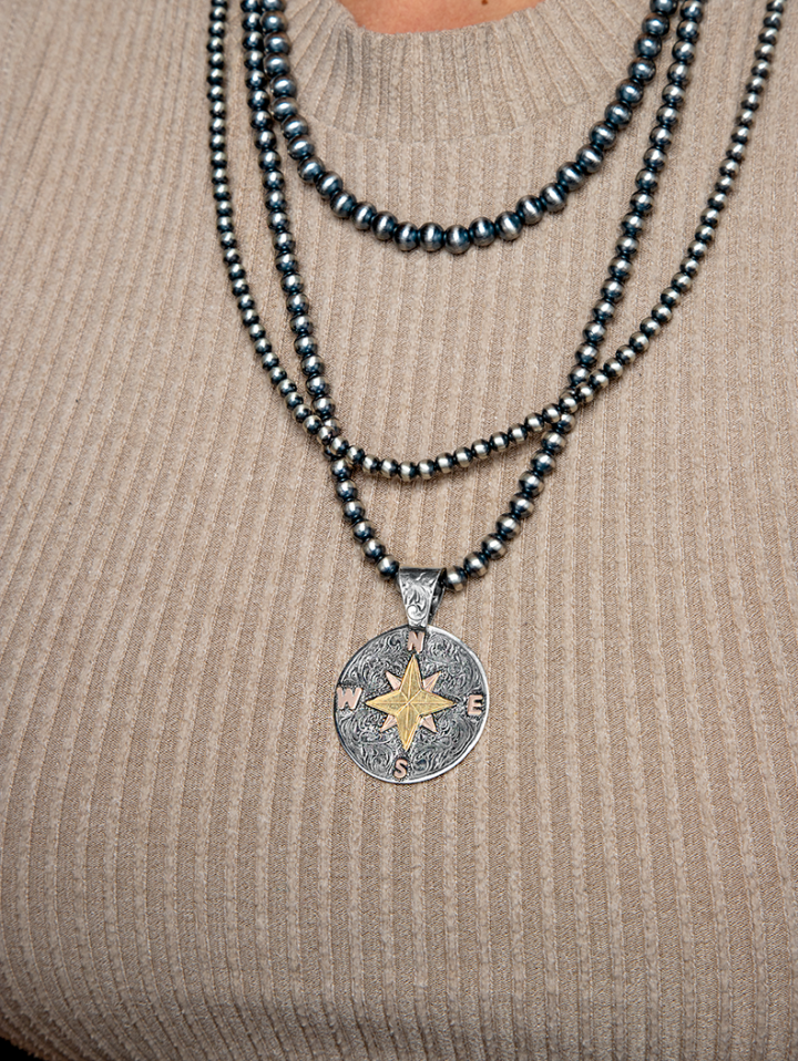 Guided Star Pendant with Navajos