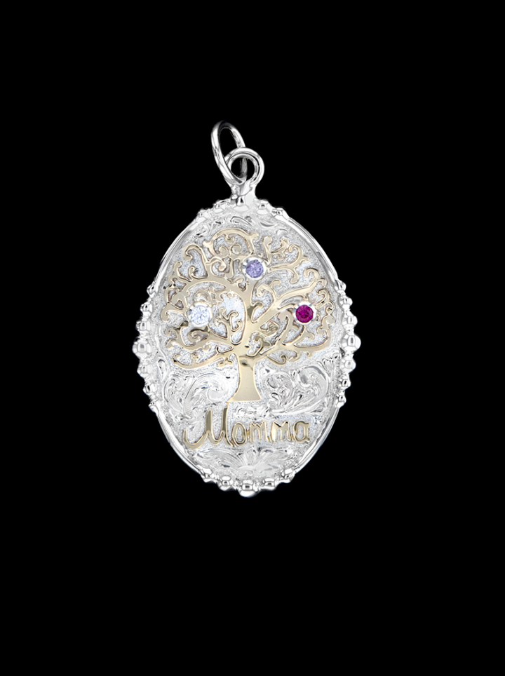 BSPN049 Family Tree Pendant Mommy