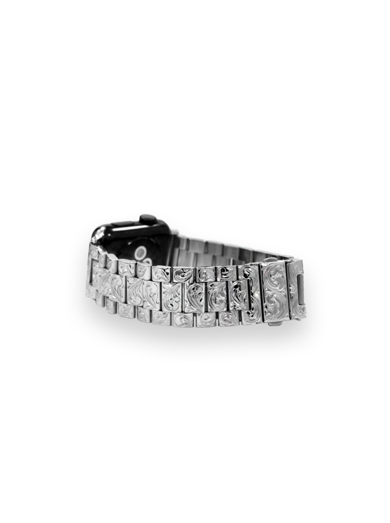 Engraved Watch Band by Hyo Silver