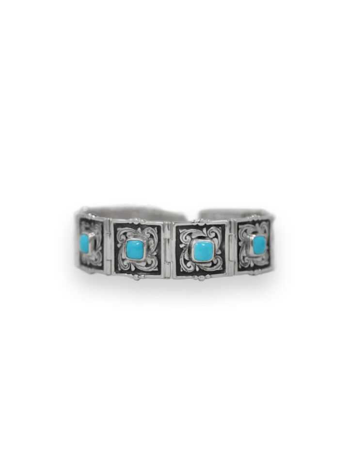 RimRock™ Blue Turquoise & Silver Link Bracelet