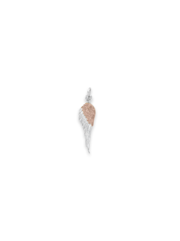 PN086 Small Rose Gold Angel Wing Pendant Product Image