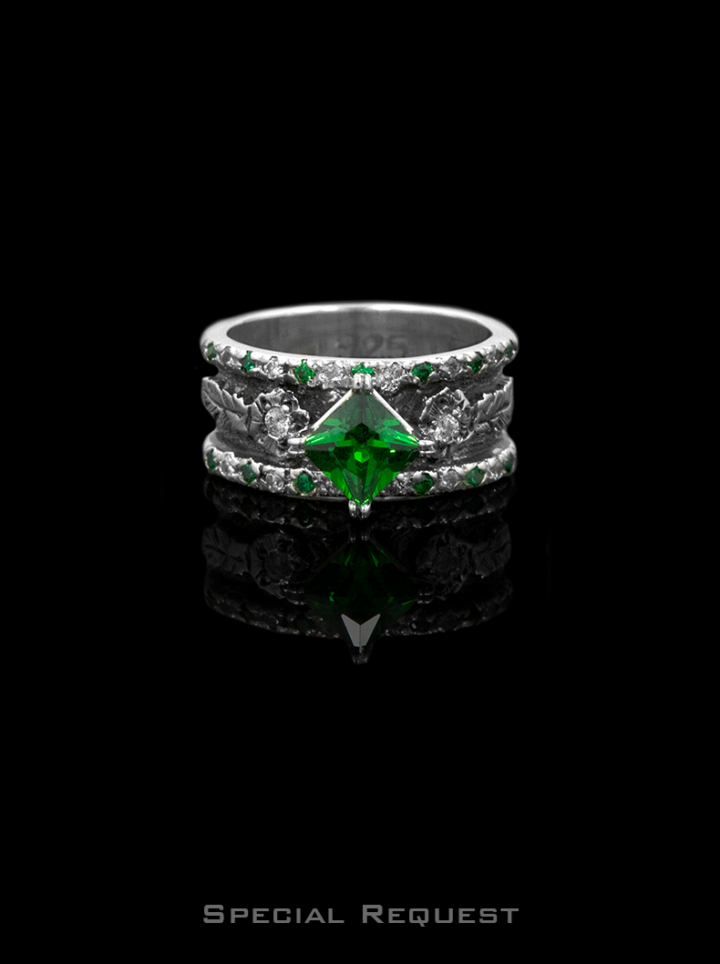Custom Western Solitaire Ring Product Image