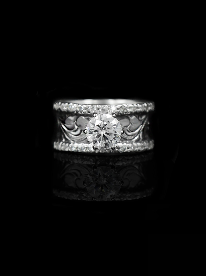 Custom Western Solitaire Ring Product Images