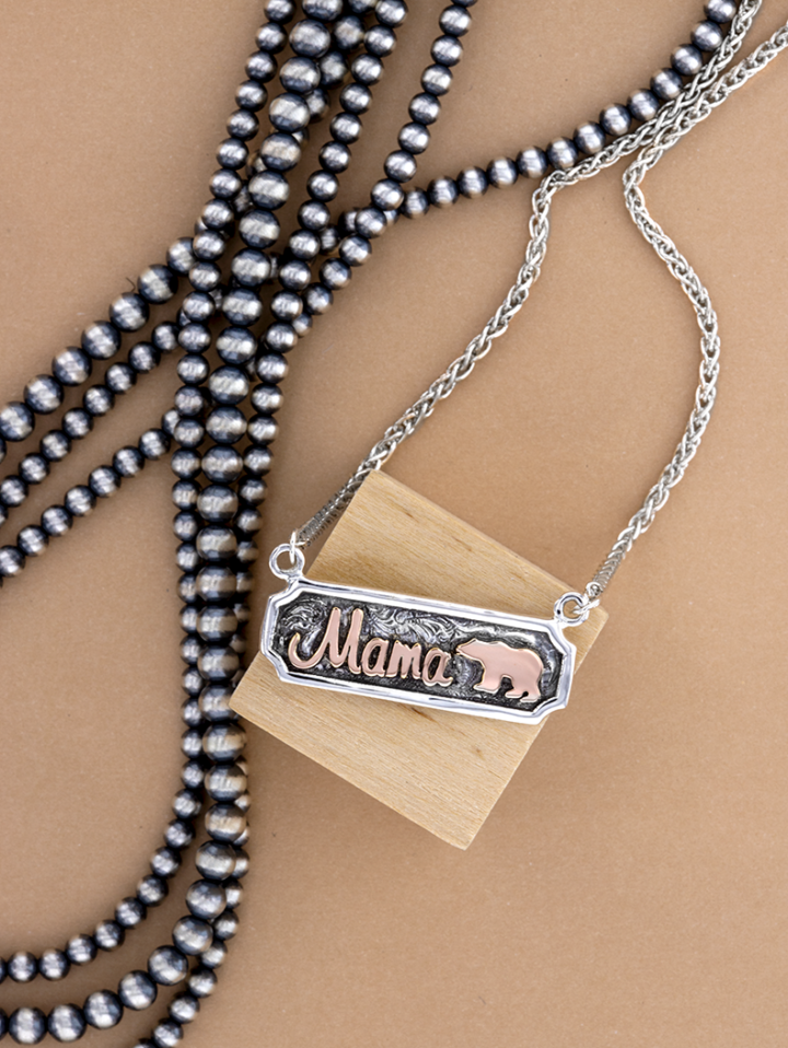 N121 Mama Bear Necklace