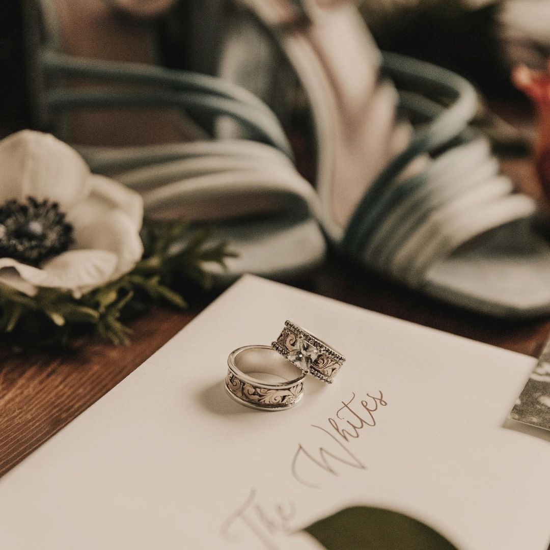 Vintage Engraved Silver Ring