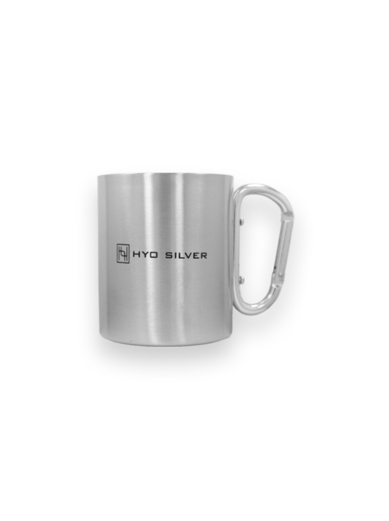 Hyo Silver Carabiner Stainless Mug
