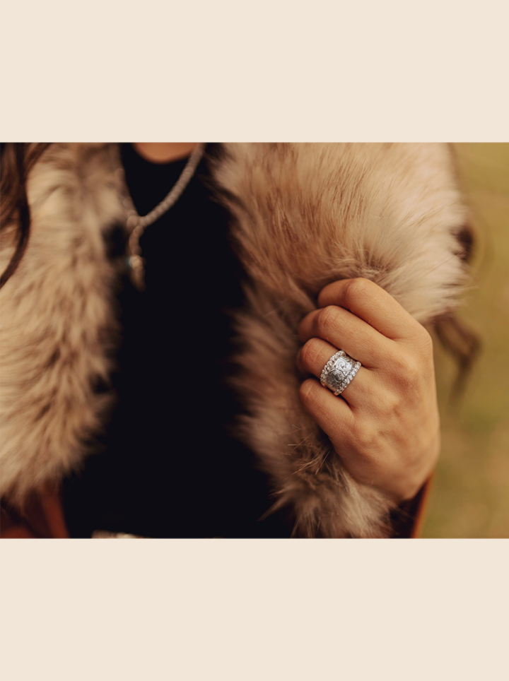 Crystal Frost Ring Lifestyle Image