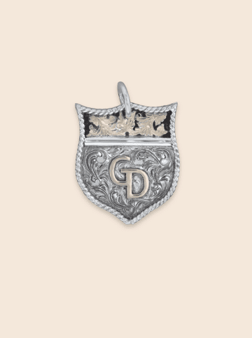 BSPN0CN-SM Small Contestant Back Number Pendant