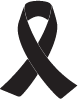 Skin Cancer Black Ribbon Swatch