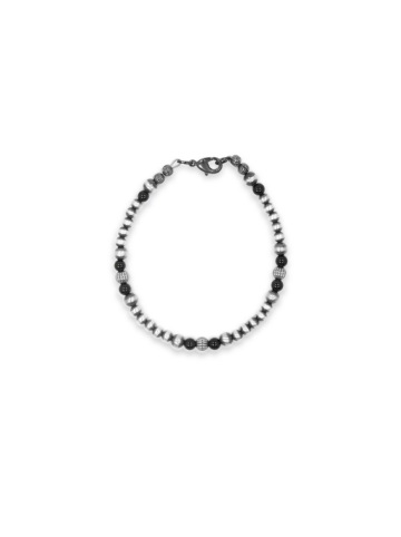 Navajo Pearl & Onyx Bracelet Product Image