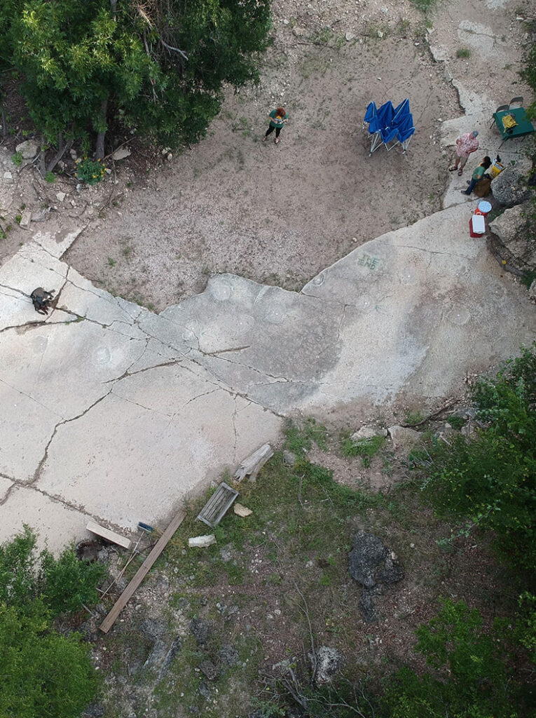 Dinosaur Tracks at the Mayan Ranch