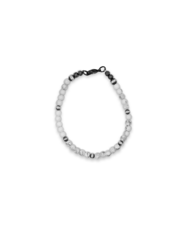Howlite & Navajo Pearl Bracelet Product Image