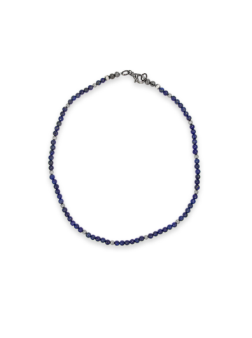 Lapis & Navajo Pearl Necklace Product Image